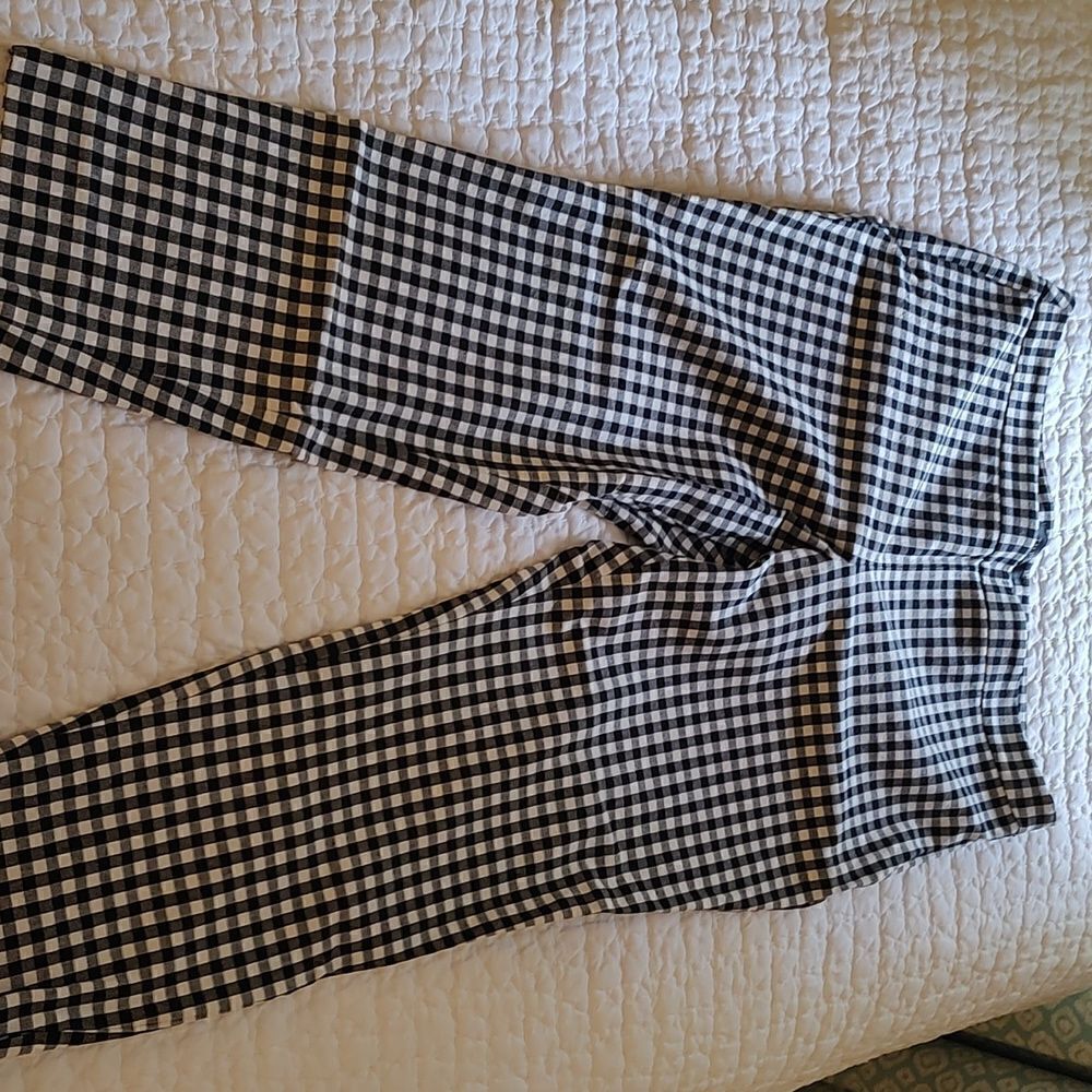 Talbot's Chatham Ankle 14P Pull On Gingham Pants